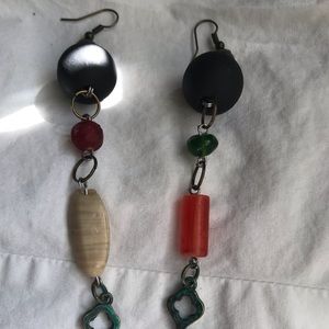 Mismatched earrings